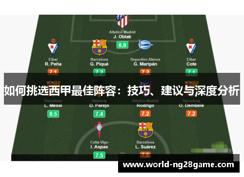 如何挑选西甲最佳阵容：技巧、建议与深度分析